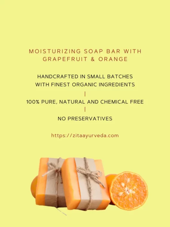 Zita Ayurveda Grapefruit Moisturizing Soap Bar