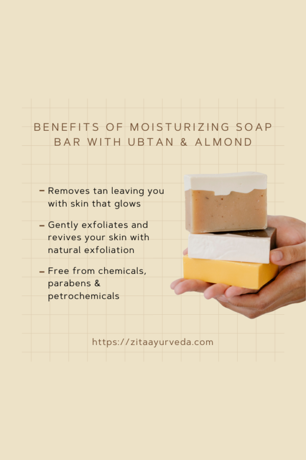 Zita Ayurveda Ubtan Moisturizing Soap Bar