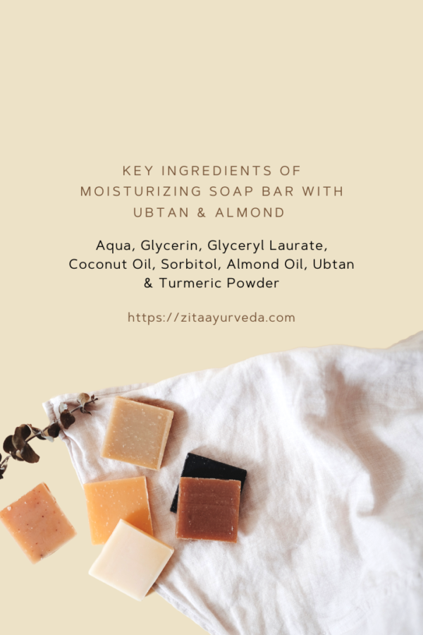 Zita Ayurveda Ubtan Moisturizing Soap Bar