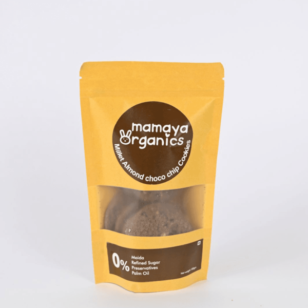 Millet Almond choco chip cookies Mamaya Millet Almond Choco Chip Cookies