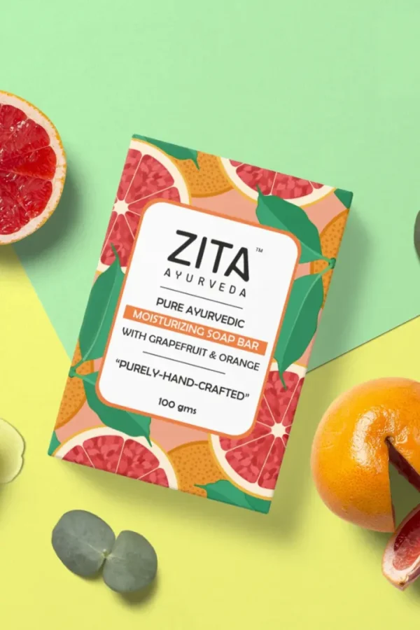 Zita Ayurveda Grapefruit Moisturizing Soap Bar