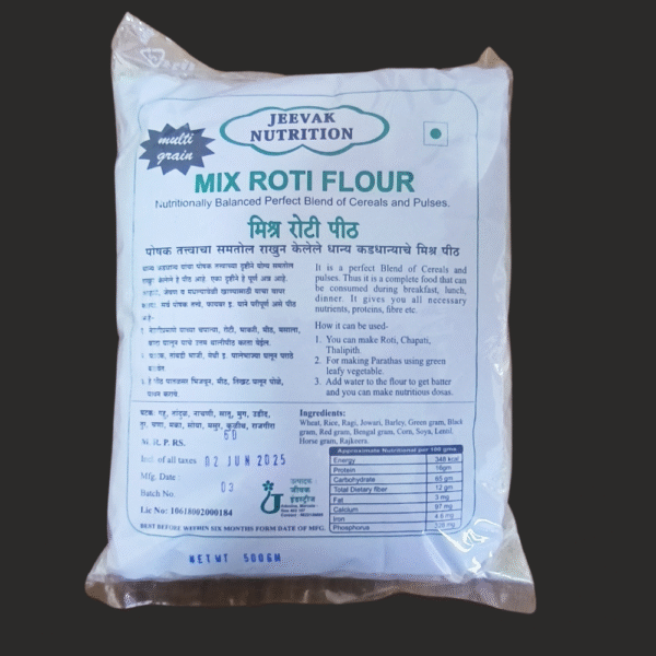 Jeevak Mix Roti Flour 500g