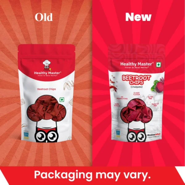 BeetrootChips Beetroot Chips - Light and Crispy (Chatpata Spice)