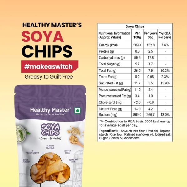 soya 2 Soya Chips - Light and Crispy