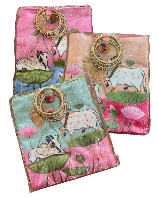 Cow print hand pouches 2 Cow Print hand pouches
